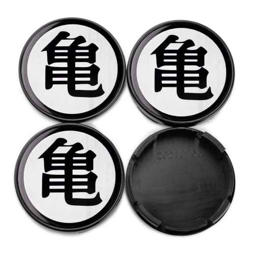 Chinese Character Badge 55mm Wheel Center Caps For BBS Ford Subaru