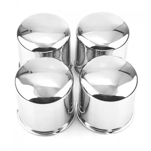 RhinoTuning 83mm(3.27in) Push Through Center Cap for 3.27" Trailer/Truck Rims Center Bore 3.5" Tall Hub Covers