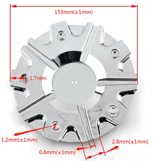 4pcs 153mm(6.02in) Hub Caps for 2Crave Wheel Rims #C108101CAP - 20213599 1 format,webp