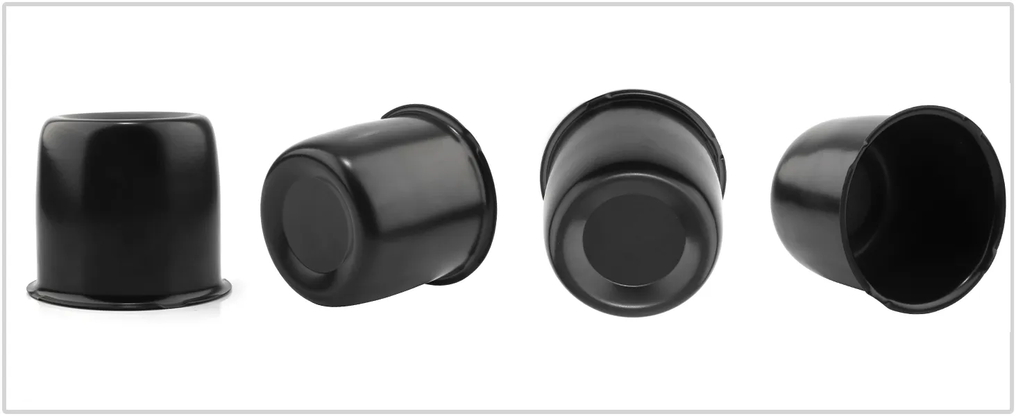 84mm(3.31in) Push Through Center Cap for 3.31" Bore 2.99" Tall Matt Black Truck Trailer Wheel Cover - 20274037MB 3 format,webp