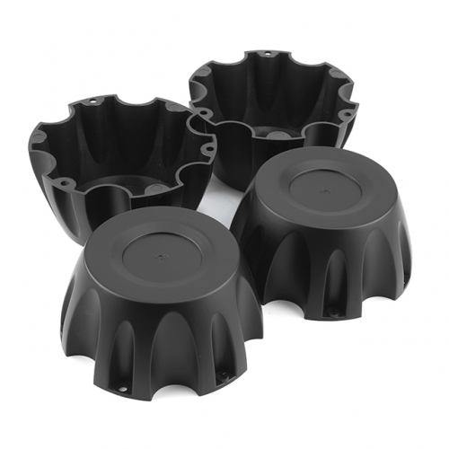 RhinoTuning 4pcs 137mm(5 6/16in) Black Wheel Center Cap for C-018 Hub Cover