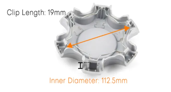 144mm 5 11/16in Wheel Center hub Cap for Toyota Tacoma Center Caps - 20290002SV 2 Toyota Tacoma Center Caps
