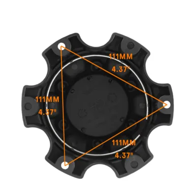 142mm/ 5 9/16in Wheel Center Cap for Fuel Off-Road #1001-58 Fuel Wheel Hub Caps - 20290004MB 2 Fuel Wheel Hub Caps