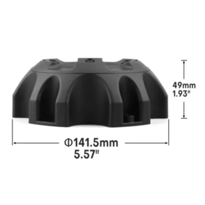 142mm/ 5 9/16in Wheel Center Cap for Fuel Off-Road #1001-58 Fuel Wheel Hub Caps - 20290004MB 1 Fuel Wheel Hub Caps
