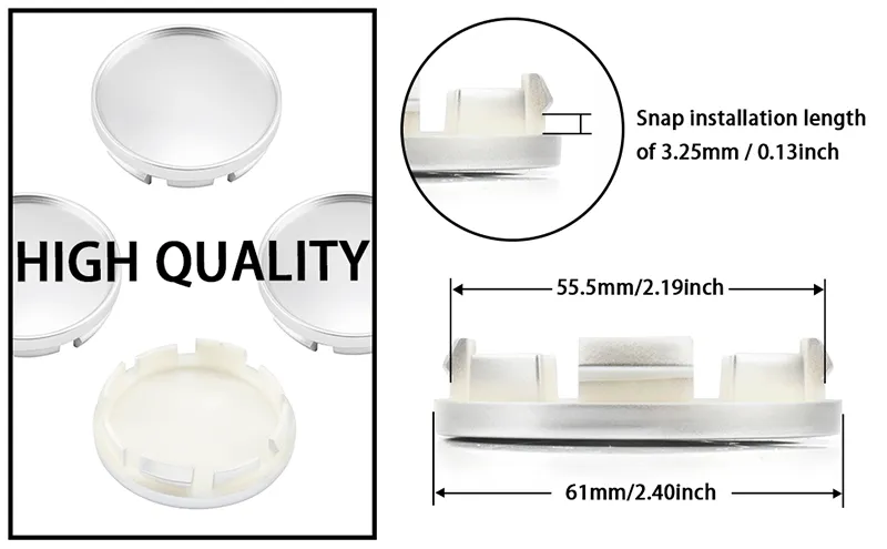 4pcs for 61mm(2 3/8in) Audi Subaru Toyota Center Caps FR-S #PTR56-18130-AA - 20284001SV 1 format,webp