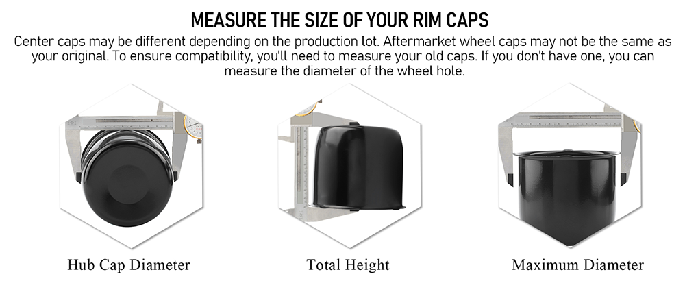 measure Center Caps for Weld Racing 