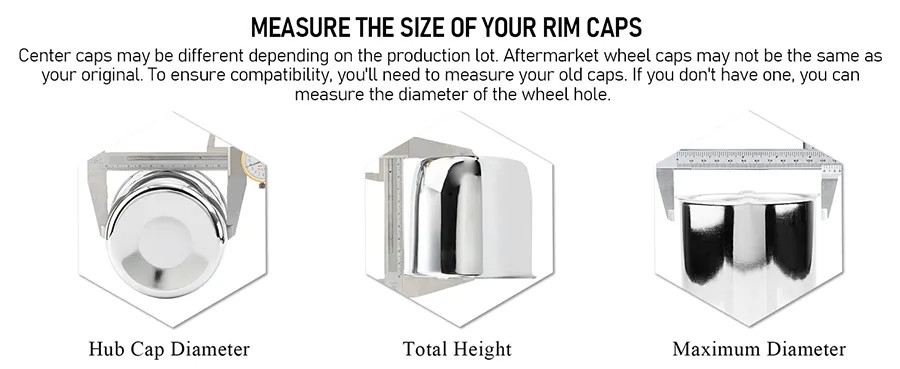 130mm 5.15 Push Through Center Caps For 5.15” Hole 1986 Ford F-250 Truck Rims - 20274035CH 2 format,webp