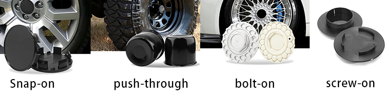 According to the way of installing the hubcap