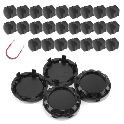 For Tesla Cybertruck Wheel Center Caps and lug nut covers 
