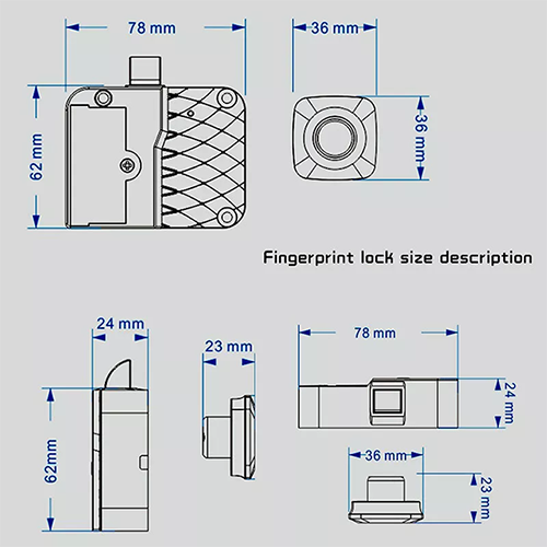 3D Fingerprint Lock 