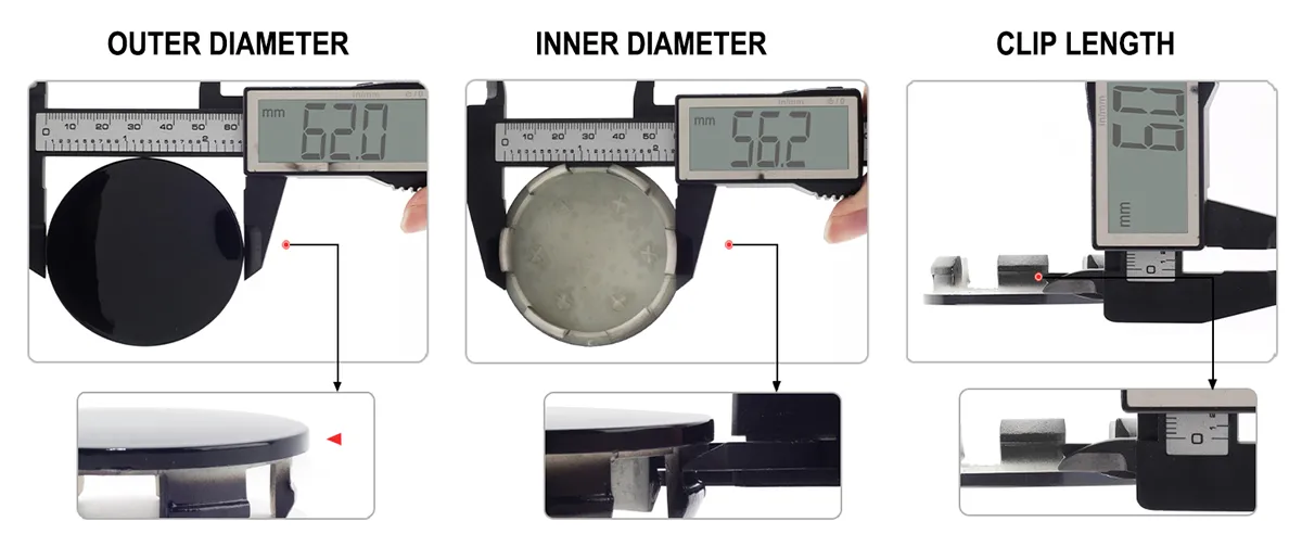 4pcs 62mm 2.44in for Honda Civic CR-V HR-V Accord Center Caps Replacement #44732-TVA-A21 - 20274247 1 Honda Accord Center Caps Replacement