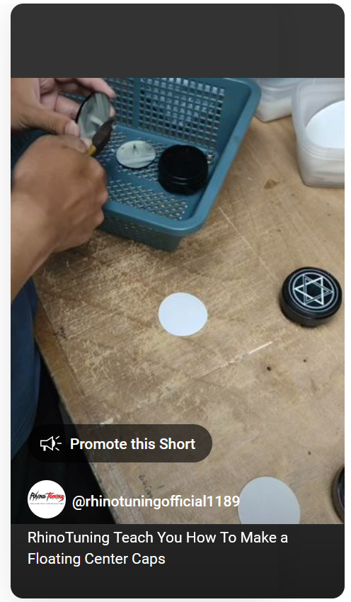 RhinoTuning Teach You How To Make a Floating Center Caps