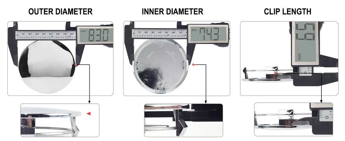 Toyota Tacoma Tundra Sequoia Wheel Center Cap C32C-TOY 83mm 3.27in 4pcs - 20272037 1 Wheel Center Hub Caps for Toyota Tacoma Tundra Sequoia Center Cap