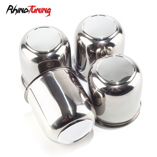 83mm 3.27in Stainless Steel Push Through Center Caps for 3.27" Bore Rims Truck Hub cap