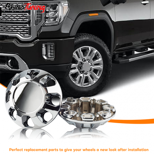 235mm 9.25in Wheel Center Caps for GMC Sierra 2500 / 2500HD / 3500HD Rim #22909152 #22910733