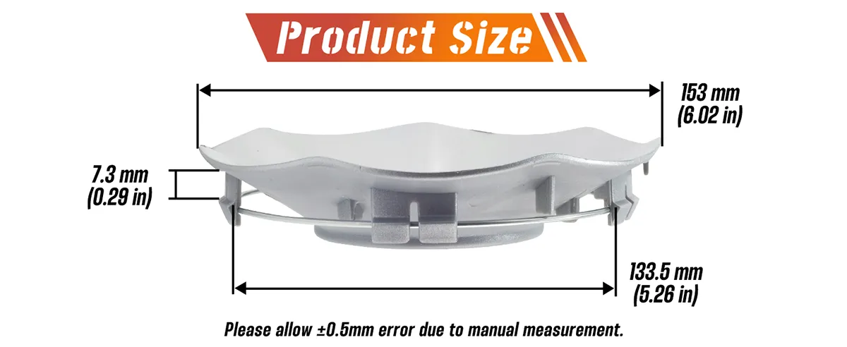 BMW 6-Series E63 E64 645i 650i Wheel Center Hub Cap #36136763117 153mm 6in 4pcs - 20274245 1 BMW 6-Series E63 E64 645i 650i Wheel Center Hub Cap