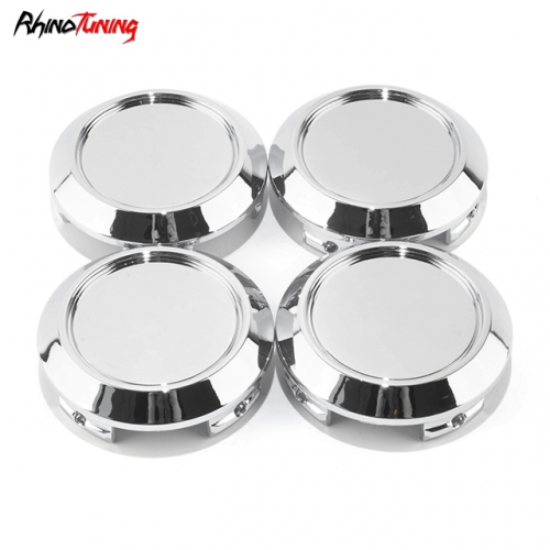 Chrome Universal Wheel Center Hub Caps OD: 64.3mm 2.53in ID: 60mm 2.36in