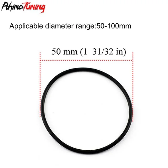 4pcs Wheel Center Cap Rubber O-Rings for Caps with 50-100mm Clip to Clip Diameter