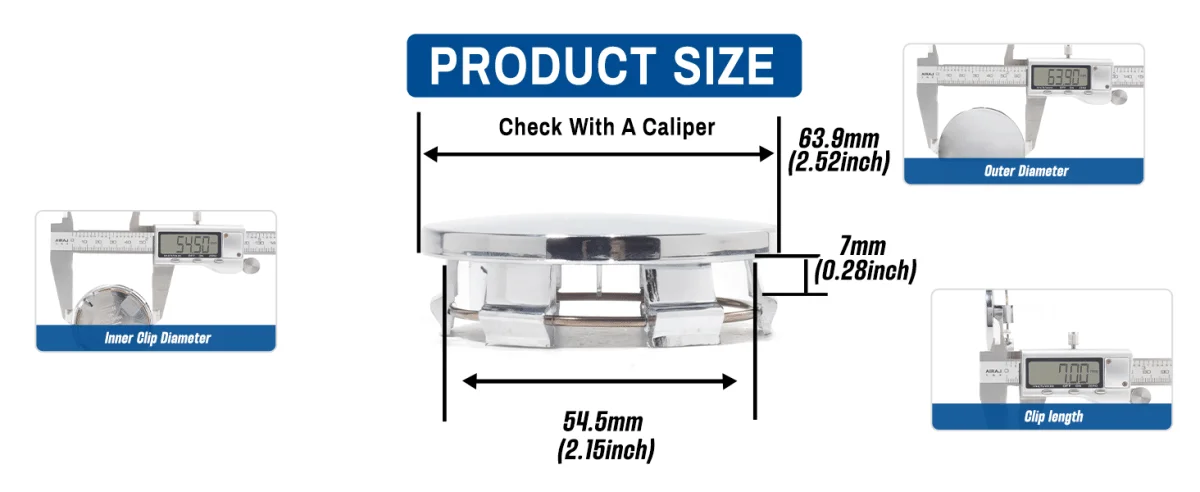 Dodge Challenger Charger Jeep Grand Cherokee Wheel Center Caps