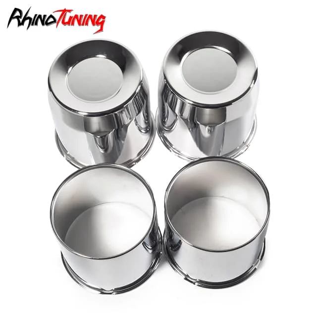 2 Open 2 Closed 5.15in Push Through Center Hub Cap for 5.15in Bore Trailer Rims