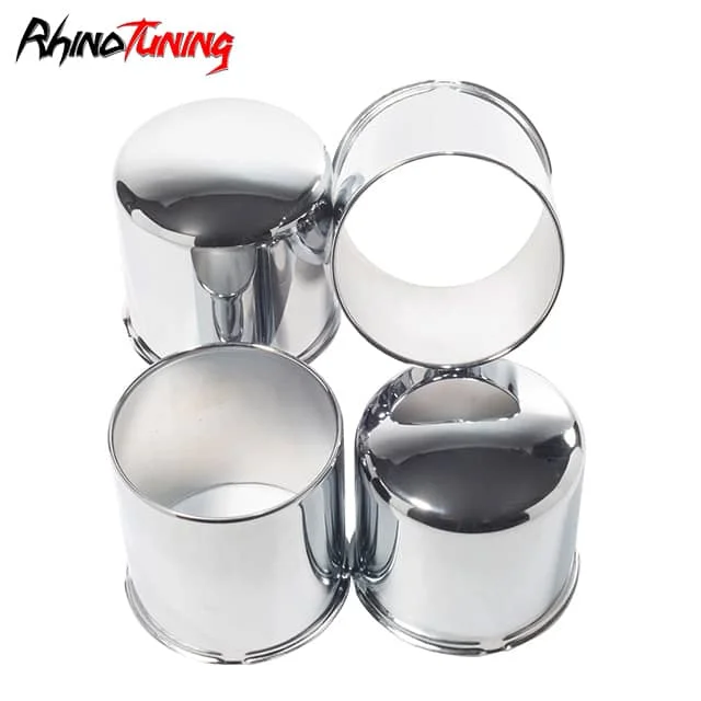 2 Open 2 Closed 4x4 4.25 Push Through Center Caps for 4.25in Center Bore 4.27in Height