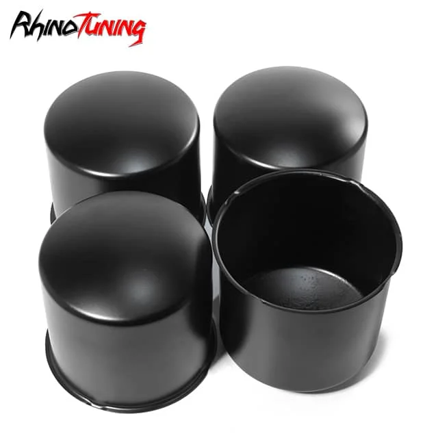 130mm 5.15in Push Through Center Caps Wheel Hub Caps for 5.15" Hub 4.84" Tall Truck Trailer Wheel Rim