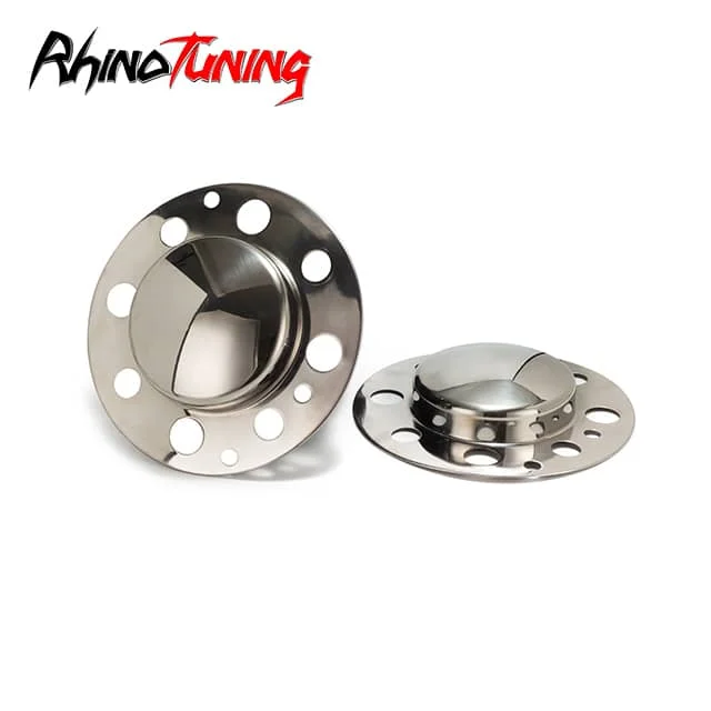 Fit Some Front Dually Alcoa Eagle Alloys 8 LUG Wheel Center Caps 4.9in Shaft Base Diameter