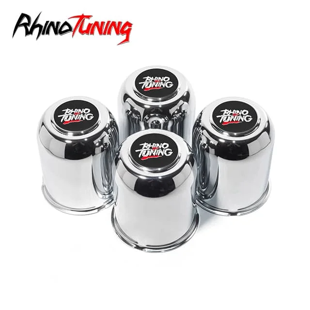 3.74in Push-Thru Center Caps with Removable Top Cap for 3.74'' Trailer Bore 3.85'' Tall