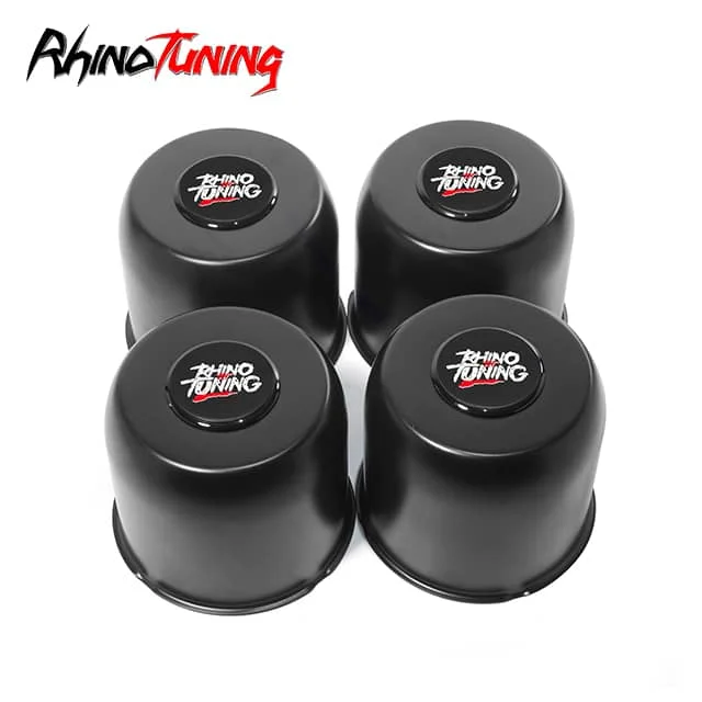 RhinoTuning 4.88in Push Thru Center Caps for 4.88in Bore 4.25in Tall Trailer Center Holes