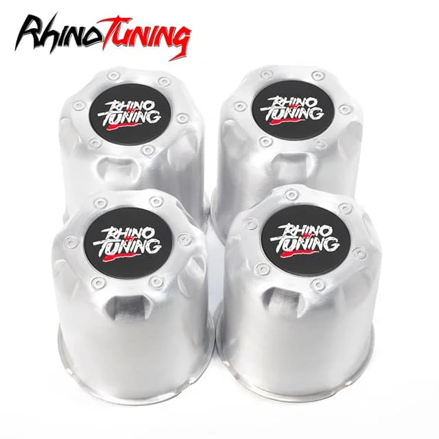 4pcs 3.27in Aluminum Push Through Center Caps for 3.27in Bore 3.66'' Height