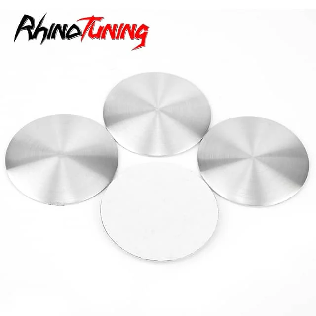 4x 56mm 2.2in Wheel Center Rim Cap Stickers for Wheel Rims Decoration Resist Dust