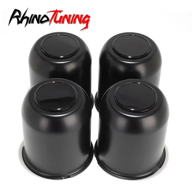 3.74in Trailer Push Through Center Caps with Detachable Top Cap for 3.74in Hole 4.41in Tall