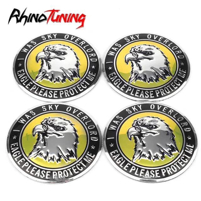 4pcs for 57mm Wheel Center Cap Decals for Cars Personalized Stickers Automotive Decal