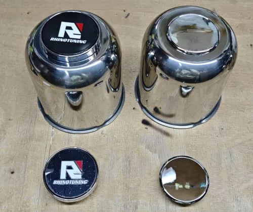 Floating Push Through Center Cap