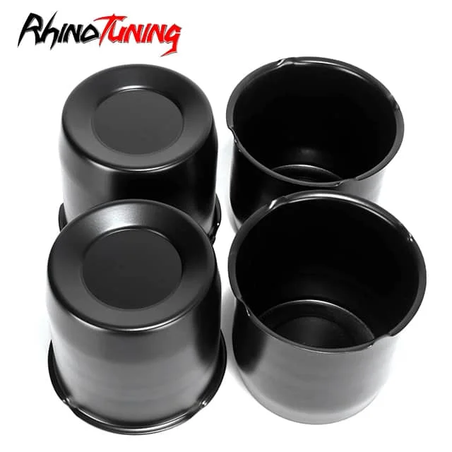 5.15in Aluminum Push Through Center Caps for 5.15" Bore 4.53" Tall Trailer Hub Cap