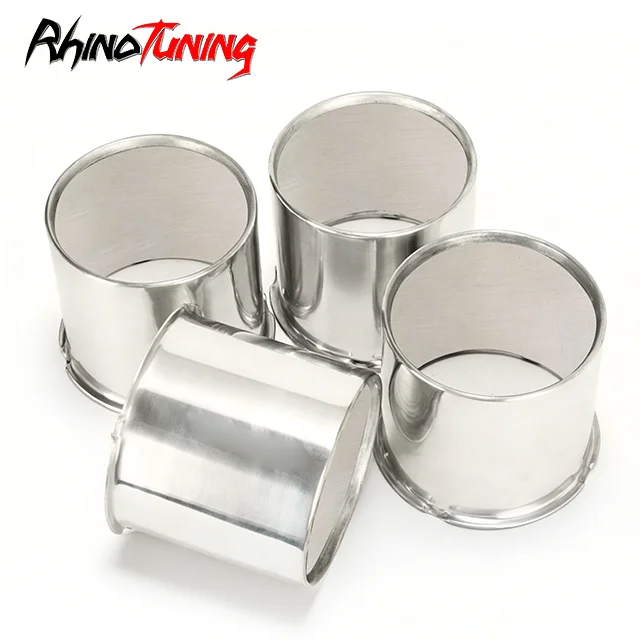 5.15in Opened End Aluminum Push Through Center Caps for 5.15in Bore 4.45in Tall Trailer Truck Rims