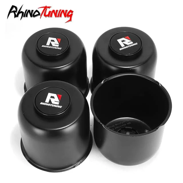 Push Through Stainless Center Caps 4.88in Hole 4.37in Tall with Removable Floating Top Cap