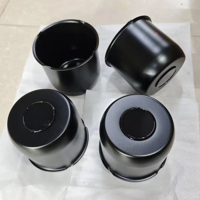 4.88in 8 Lug Aluminum Push Through Center Caps with EZ Lube Center Cap