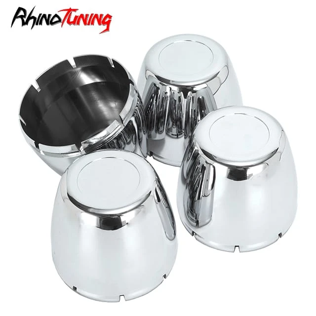 4pcs Dome Shaped Snap On Wheel Center Caps Fits 3.75" 3-3/4" Hub Bore #1304