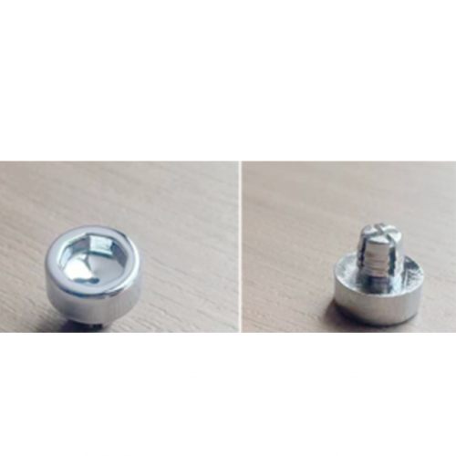 100pcs 14mm 0.55in Head Replacement Wheel Rivets Nuts for 7.6mm 0.3in Rim Lip Hole