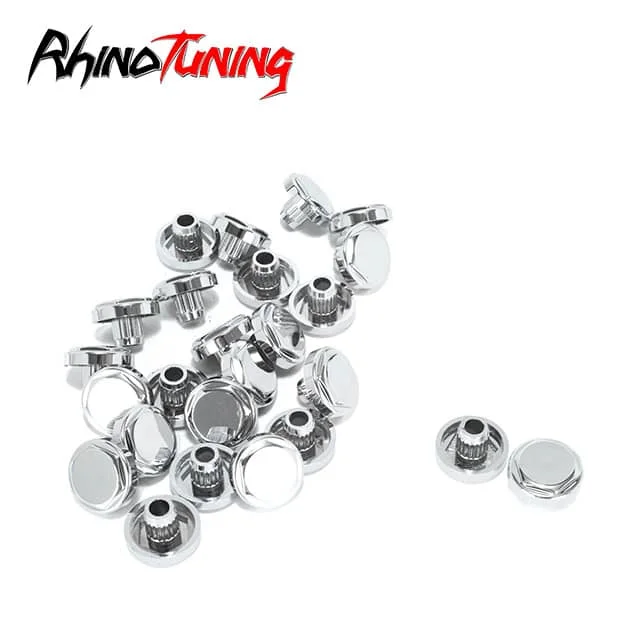 50pcs 30mm 1.19in Wheel Rim Rivets Lip Decoration for 13mm 0.52in Hole