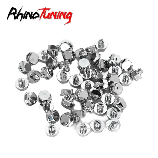 100pcs 16mm 0.63in Head Wheel Rivets for 7.4mm 0.29in Hole Wheel Rim Lip Universal