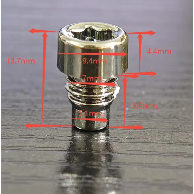 100pcs 9.4mm 0.37in Head Size Replace Aftermarket Wheel Rivets for 7mm 0.28in Hole