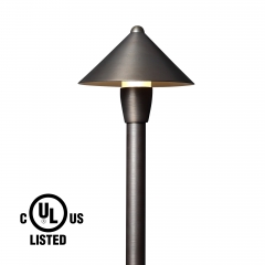 UL Listed Brass Landscape Path Light, PTB204U