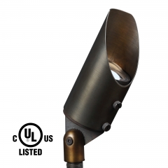 UL Listed 12V Low Voltage Brass Spot Light, UPB207U
