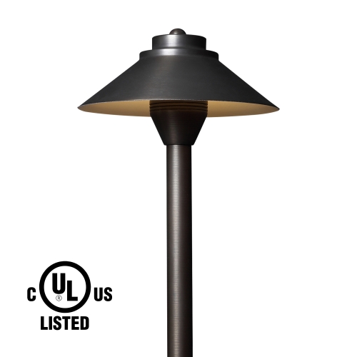 UL Listed Brass Landscape Path Light, PTB208U