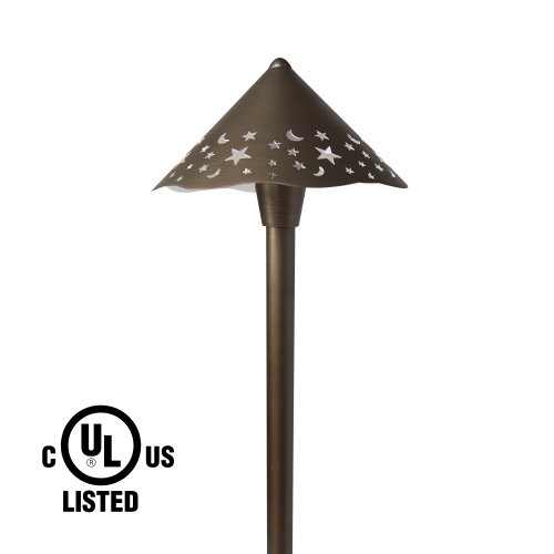 UL Listed Brass Landscape Path Light, PTB209U