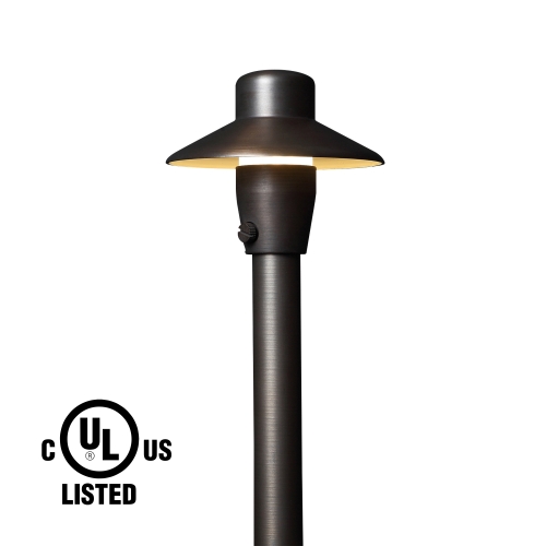 UL Listed Brass Landscape Path Light, PTB205U