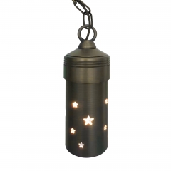 Star pattern chain landscape lamp