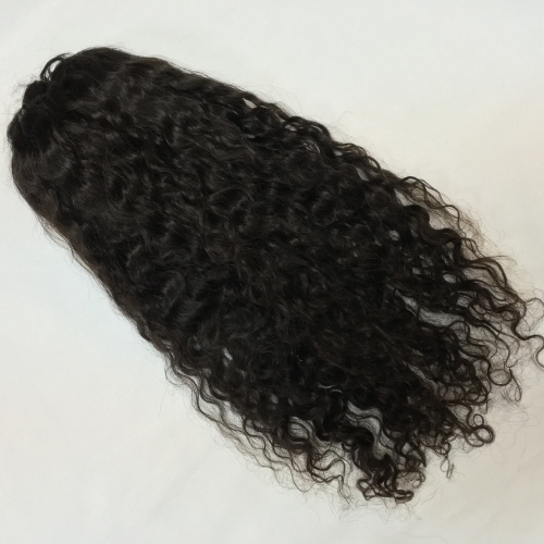 Raw full lace french curly wigs